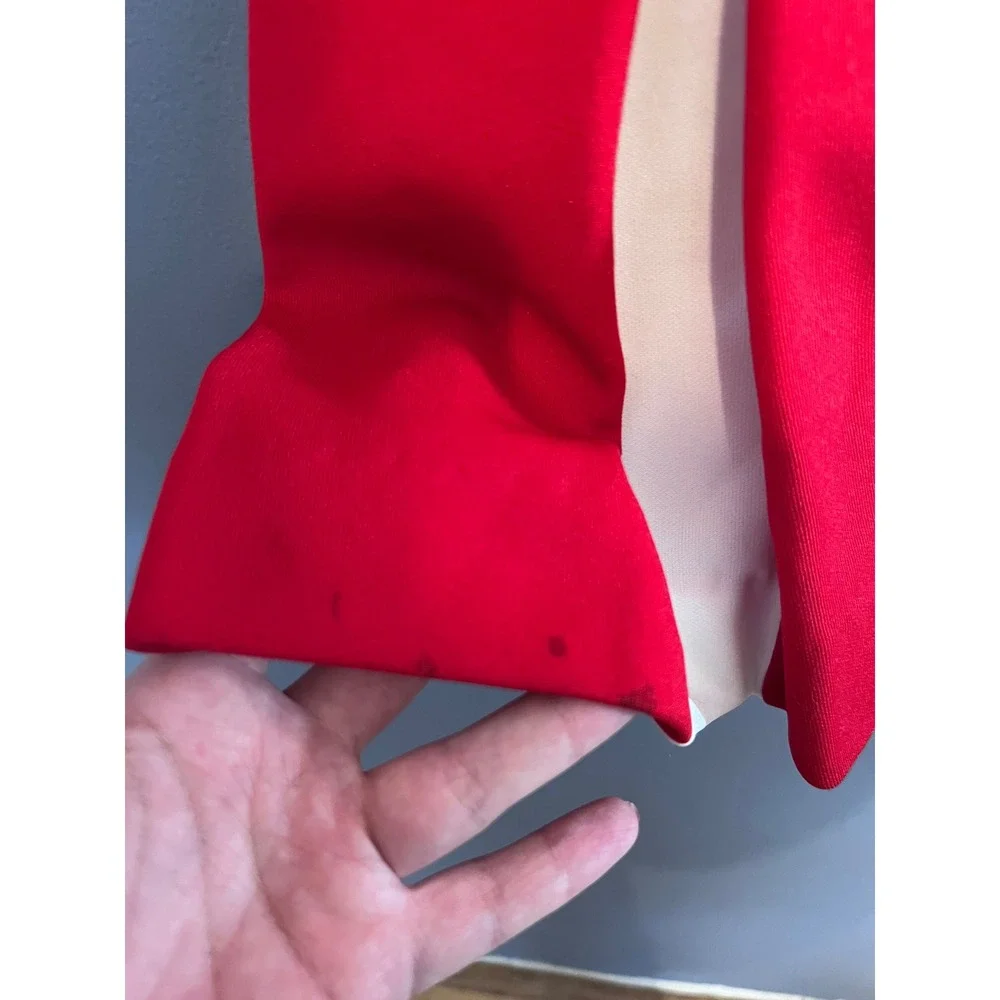 Vintage Little King Youth Indiana Hoosiers Cheerleader Dress Medium 12 Red/White